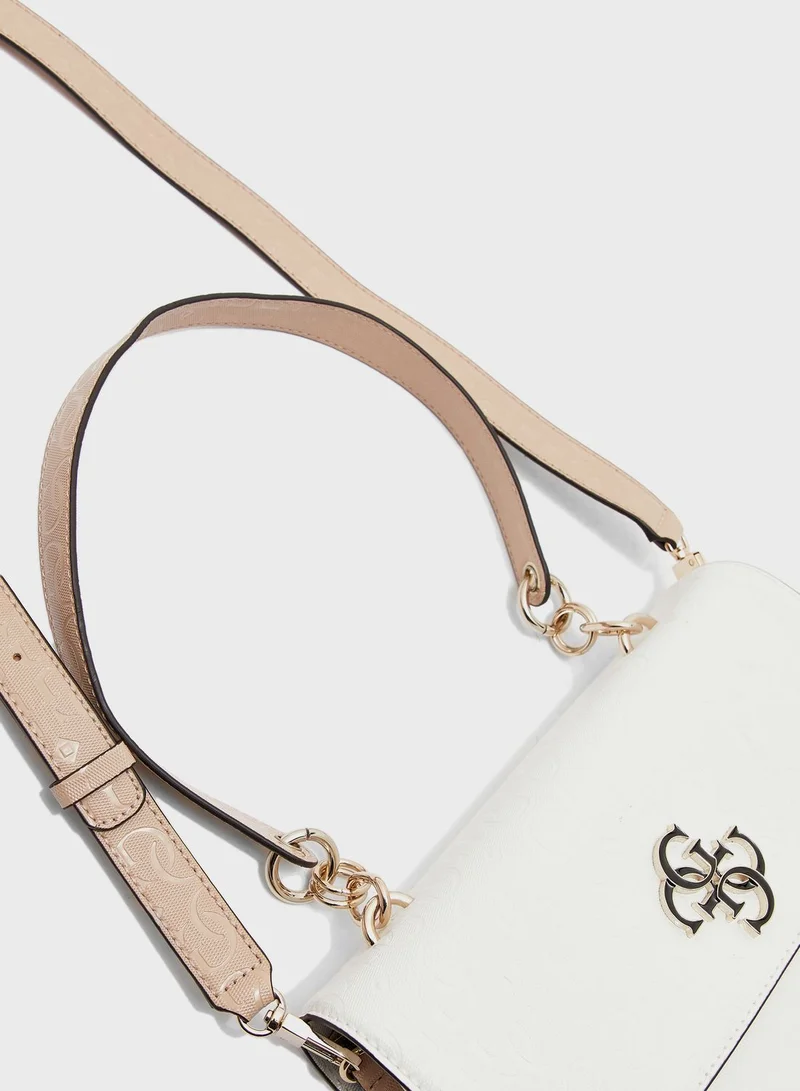 GUESS Chic Shine Flap Over Crossbody