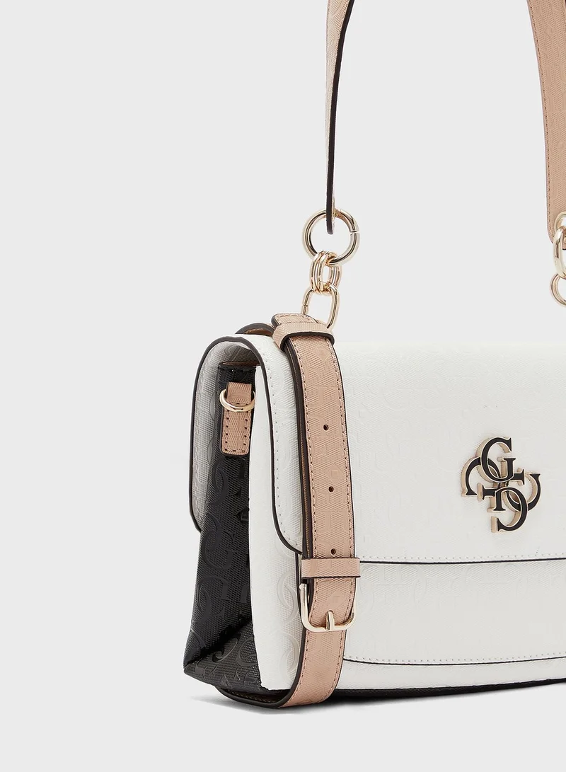 GUESS Chic Shine Flap Over Crossbody