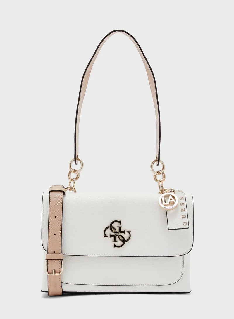 GUESS Chic Shine Flap Over Crossbody