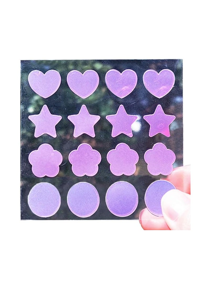 SYOSI UV Detection Stickers, 10 Pcs UV Stickers for Sunscreen, Sweat, Waterproof UV Activated Sunscreen Stickers, Know When To Re-Apply Sunscreen UV Stickers Safe for UV Protection, for Girls, Boys  - Image 1