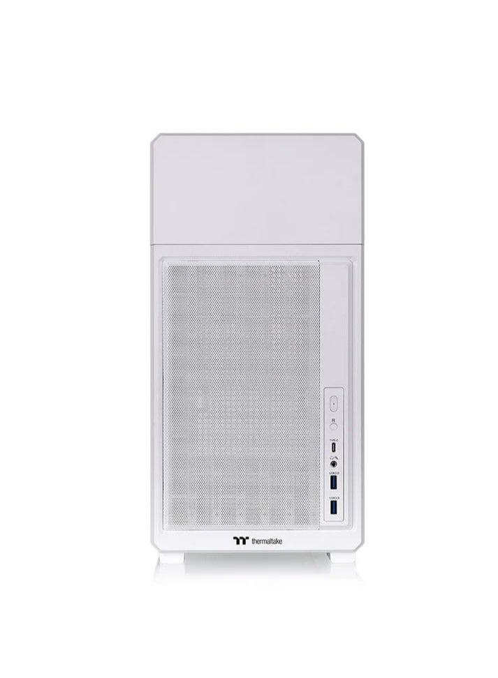 Thermaltake TR300 TG Mid Tower PC Case, ATX/Micro-ATX/Mini-ITX, 3mm Tempered Glass Side Panel, Up to 8x 120mm Fans, 360mm AIO Radiator Support, 410mm GPU Clearance, USB Type-C, Snow White | CA-11M-00M6WN-00 White - Image 4
