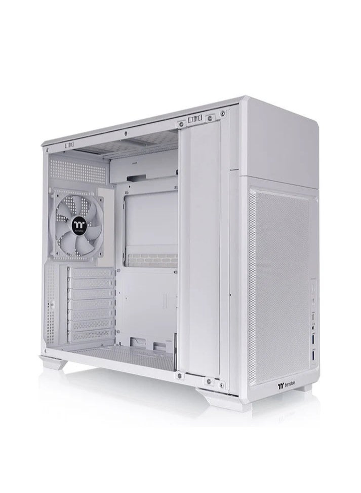 Thermaltake TR300 TG Mid Tower PC Case, ATX/Micro-ATX/Mini-ITX, 3mm Tempered Glass Side Panel, Up to 8x 120mm Fans, 360mm AIO Radiator Support, 410mm GPU Clearance, USB Type-C, Snow White | CA-11M-00M6WN-00 White - Image 3