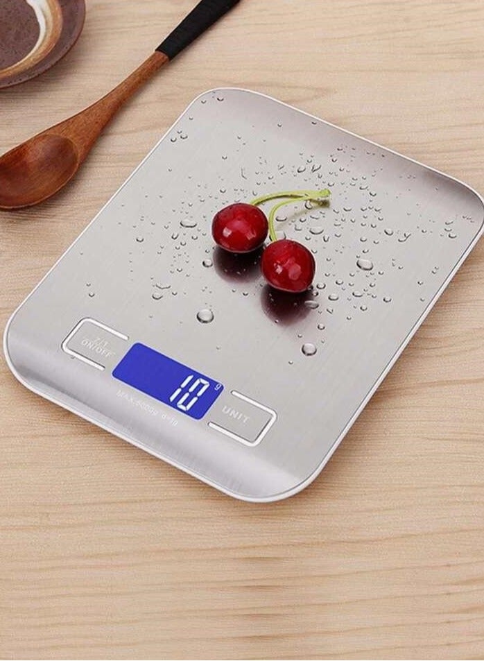 Electric Kitchen Scale Silver - Image 1