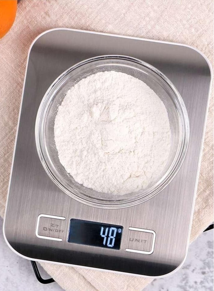 Electric Kitchen Scale Silver - Image 3