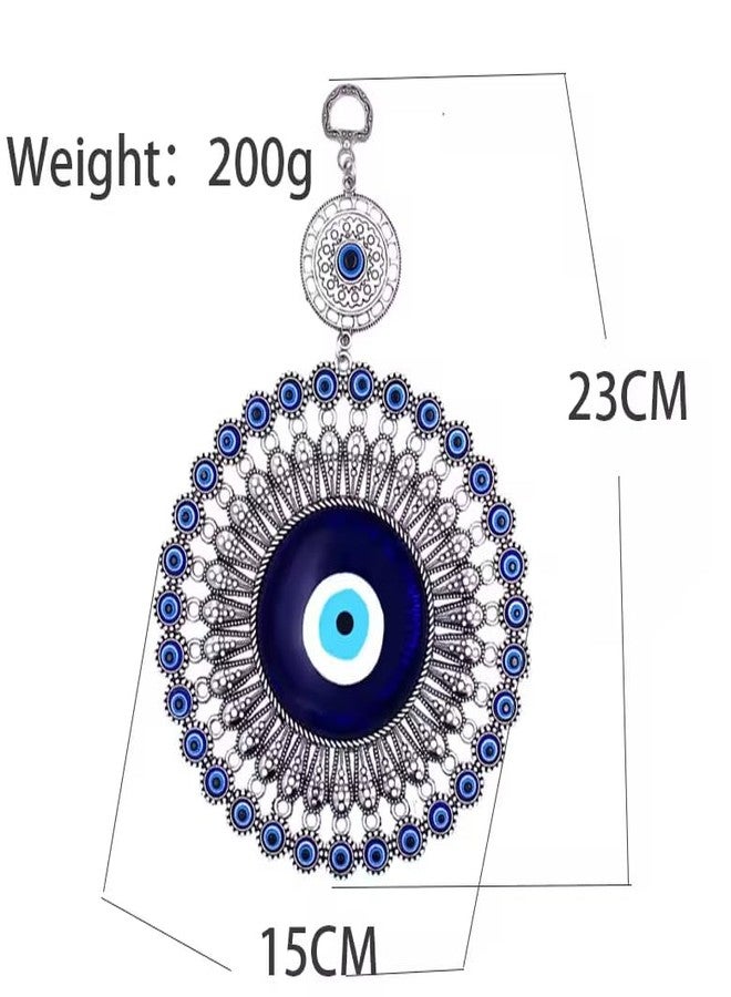 Ryme Evil Eye Hanging for Home Entrance Door Decoration Big Size,Nazar Suraksha Kavach for Good Luck and Prosperity (Size X Large) - Image 2