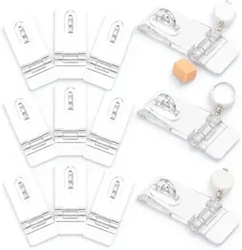 84Pcs Clear Acrylic Hinges Lock Buckle Hasp Latch For Display Cases Jewelry Boxes - Image 4