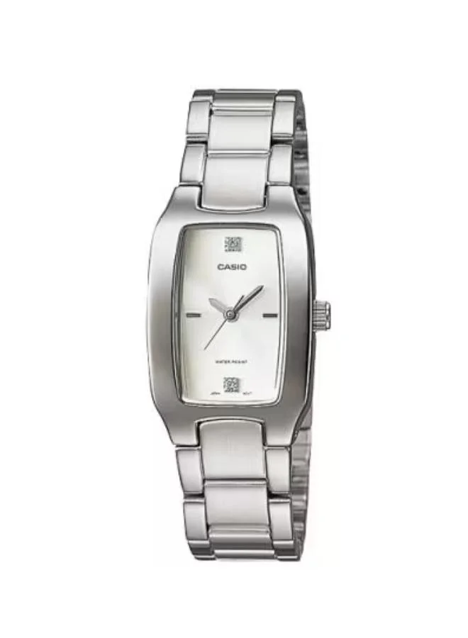 كاسيو Women's Analog Display Watch With Silver Stainless Steel Strap - LTP-1165A-7C2