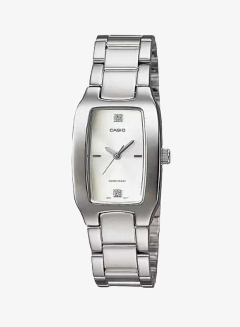 CASIO Women's Analog Display Watch With Silver Stainless Steel Strap - LTP-1165A-7C2 - Image 1