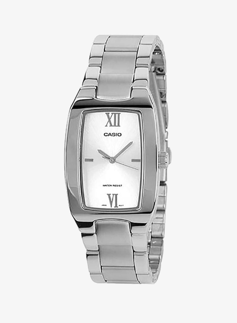 CASIO Women's Analog Display Watch With Silver Stainless Steel Strap - LTP-1165A-7C2 - Image 2