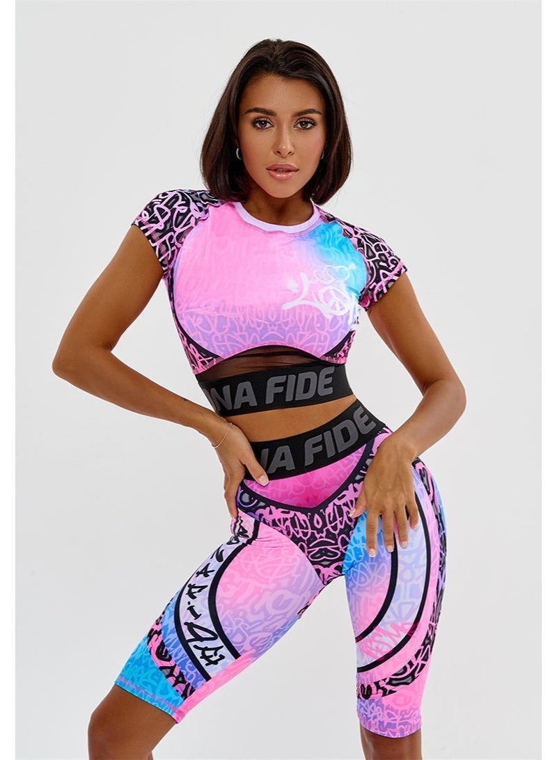 بونا فيدي شورتات بايكر نسائية بخصر عالٍ بجودة بونا فايد بريميوم مع رفع - شورتات رياضية للنساء للجيم والتمارين - Image 4