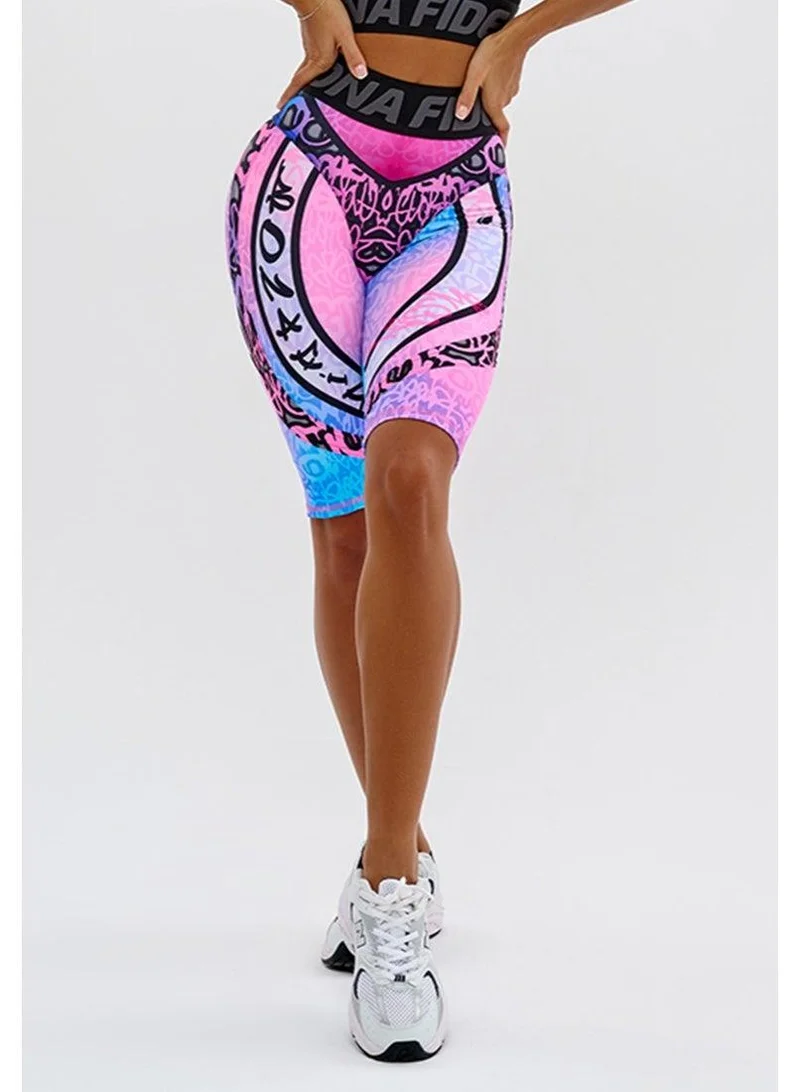 Bona Fide Bona Fide Premium Quality High Waist Biker Shorts for Women with Push Up - Womens Shorts for Gym, Workout