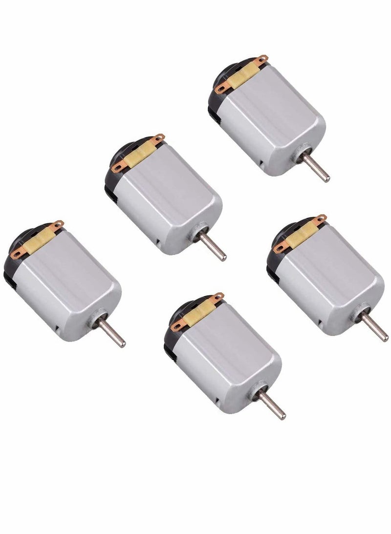 Y&D Mini DC Motor, 5 Pcs 1V-6V 18000 RPM Electric High Torque Magnetic Powered Motor - Image 1