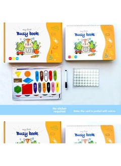 Busy Book Enlightenment Children's Flip Book Toy Three-dimensional Hook And Loop Quiet Book-Color:12 Quiet Books