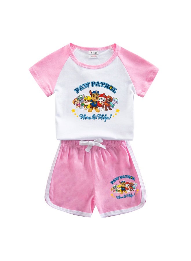 KUYING New Wang Wang Team Children's Casual Fashionable Two-Piece Set