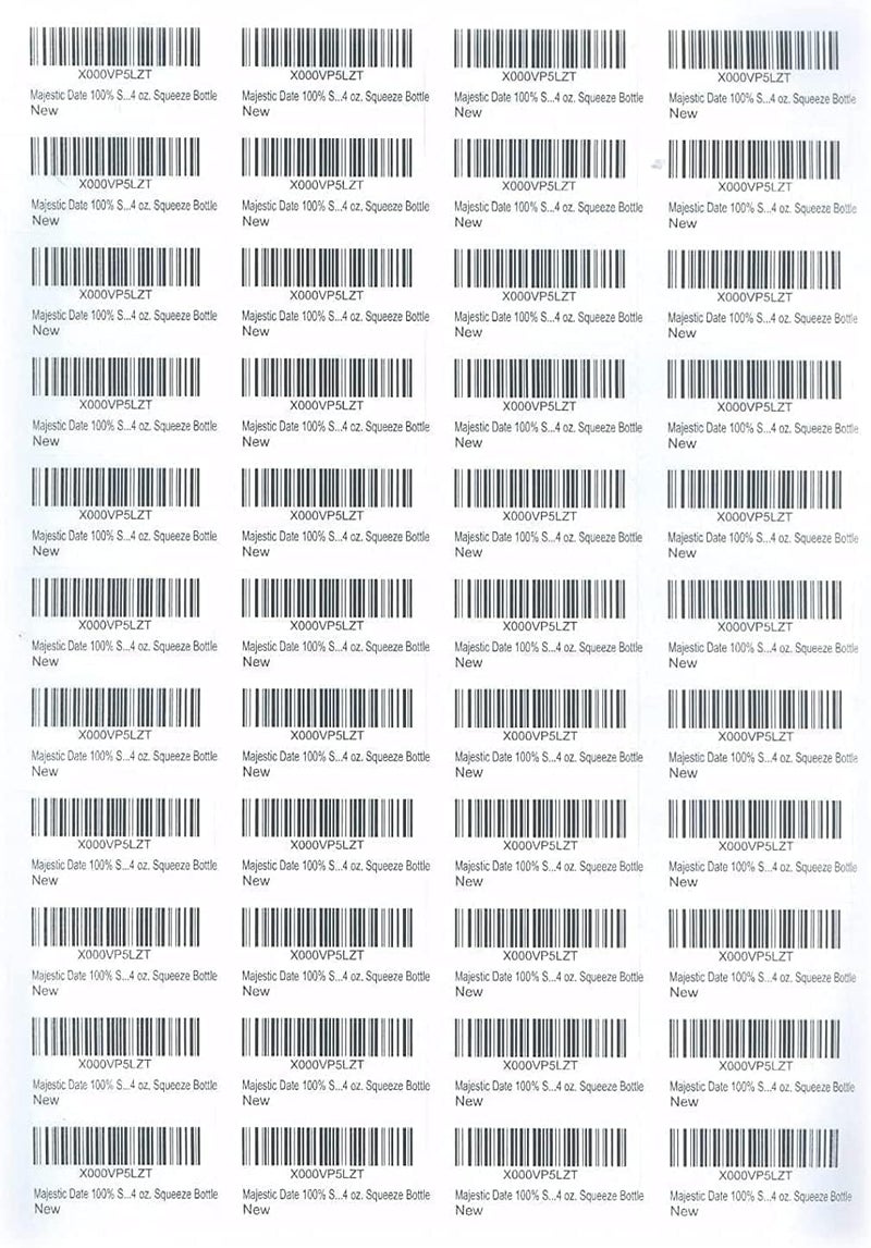 ECVV 100 Sheets Printable A4 Self Adhesive Stickers Shipping Mailing Label Fba Package Paper Compatible For Laser & Ink Jet Printers 44-Up Labels White(100 Sheets, 4400 Labels) - Image 1