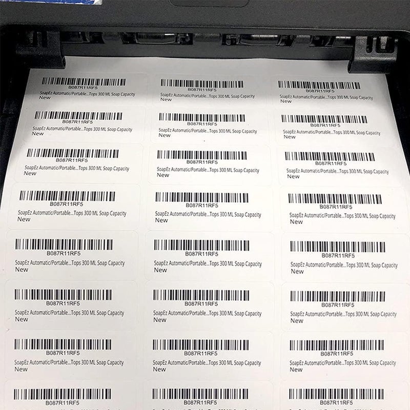 ECVV 100 Sheets Printable A4 Self Adhesive Stickers Shipping Mailing Label Fba Package Paper Compatible For Laser & Ink Jet Printers 44-Up Labels White(100 Sheets, 4400 Labels) - Image 4