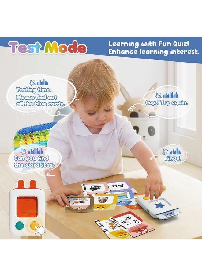 بيينس ألعاب الأطفال الصغار من beiens - بطاقات تعليمية ناطقة للأطفال من عمر سنتين و3 و4 و5 و6 سنوات تحتوي على 240 كلمة بصرية - ألعاب حسية لعلاج النطق والتوحد للأطفال المصابين بالتوحد - ألعاب مونتيسوري تعليمية تعليمية باستخدام الحروف الأبجدية - Image 5