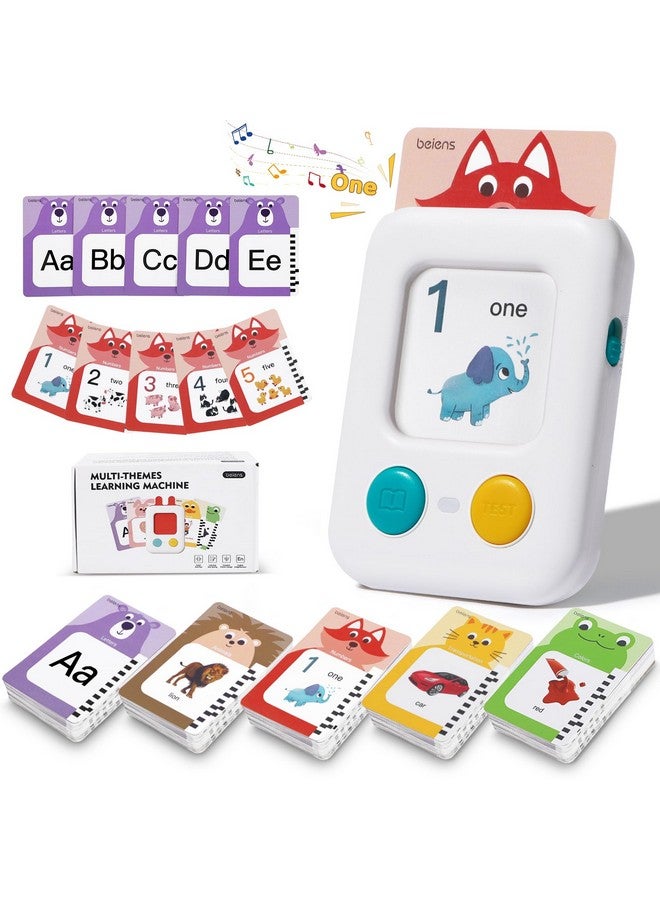 بيينس ألعاب الأطفال الصغار من beiens - بطاقات تعليمية ناطقة للأطفال من عمر سنتين و3 و4 و5 و6 سنوات تحتوي على 240 كلمة بصرية - ألعاب حسية لعلاج النطق والتوحد للأطفال المصابين بالتوحد - ألعاب مونتيسوري تعليمية تعليمية باستخدام الحروف الأبجدية - Image 1