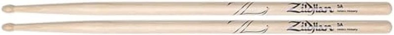 Zildjian 5A Hickory Drumsticks - Wood Tip - Image 3