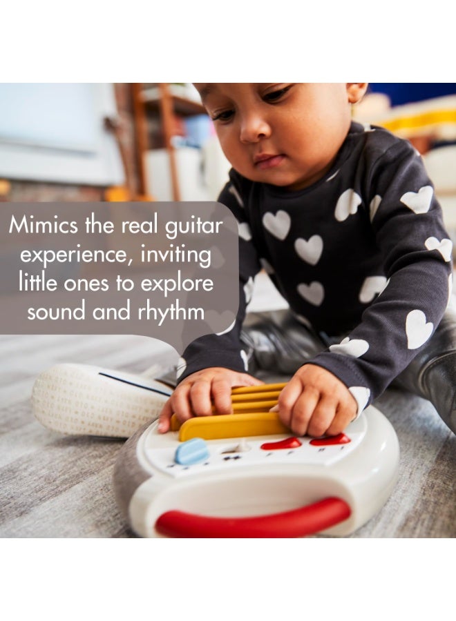 تيني لاف لعبة جيتار Tiny Love Rockers - مجموعة موسيقى الروك | آلة موسيقية إلكترونية للأطفال الصغار من عمر 12 شهرًا فما فوق | 8 ألحان وأصوات موسيقى الروك أند رول | تنمية المهارات الحركية الدقيقة وتحفيز حاسة السمع - Image 5