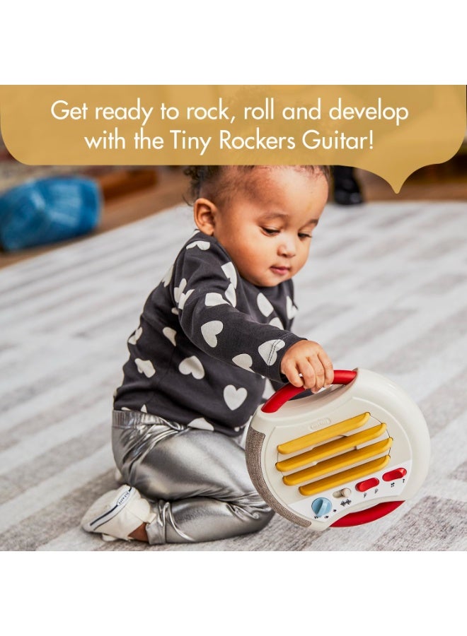 تيني لاف لعبة جيتار Tiny Love Rockers - مجموعة موسيقى الروك | آلة موسيقية إلكترونية للأطفال الصغار من عمر 12 شهرًا فما فوق | 8 ألحان وأصوات موسيقى الروك أند رول | تنمية المهارات الحركية الدقيقة وتحفيز حاسة السمع - Image 3