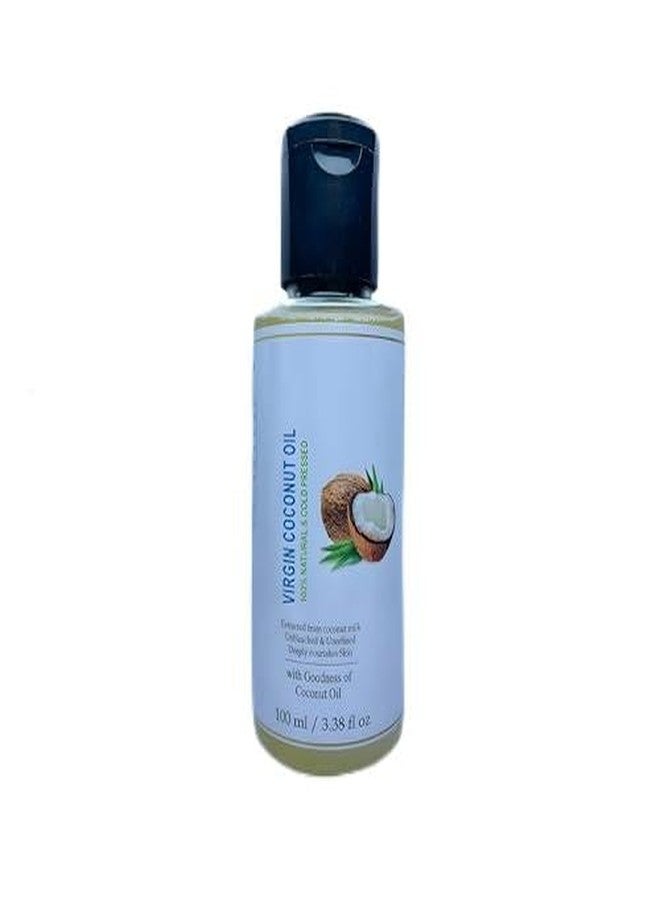 Glamezone Cold Pressed Virgin Coconut Oil for Hair & Skin Oil for All Skin Types Hair Oil (100 ml) - Image 1