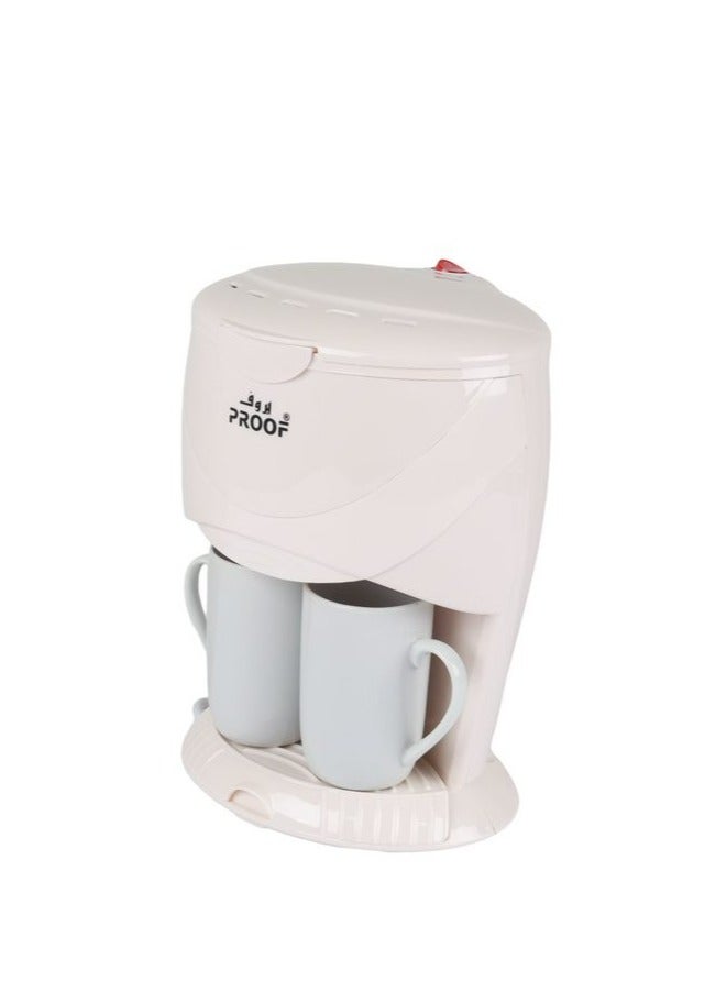 برووف ماكينة صنع قهوة الاسبريسو بالتقطير سعه 2 كوب للقهوه  بقوة 450 وات - Image 2