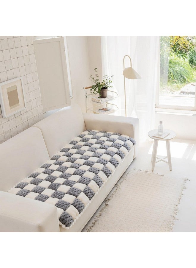 Anti-Slip Pet Bed for Large Dogs - Washable, Funny, Cat & Dog Friendly Sofa Couch Cover (Charcoal Gray, 70 * 150cm/ 28 * 59 in) - Image 1