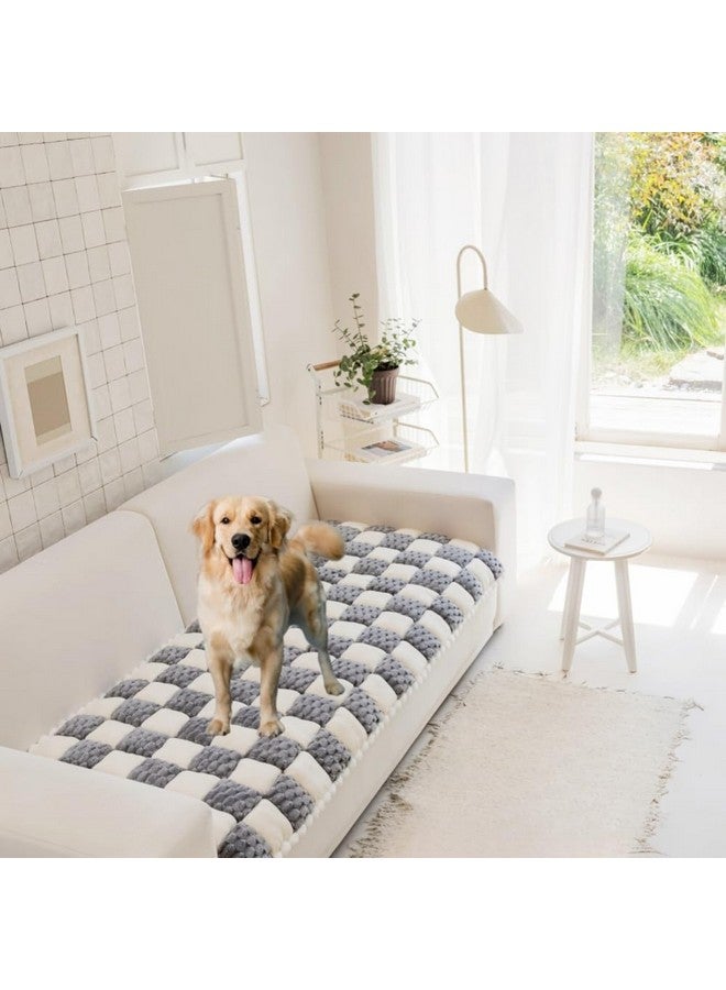 Anti-Slip Pet Bed for Large Dogs - Washable, Funny, Cat & Dog Friendly Sofa Couch Cover (Charcoal Gray, 70 * 150cm/ 28 * 59 in) - Image 4