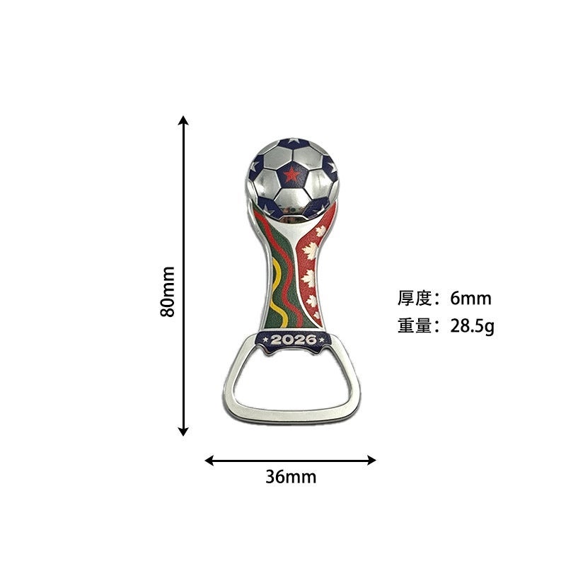 فريندا مفتاح فتاحة زجاجات كأس العالم 2026 - هدية مشجع قابلة للتخصيص - Image 1