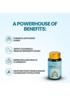نيتشر شور كبسولات Nature Sure™ Lungs Pure للرجال والنساء - 3 عبوات (3 × 60 كبسولة)  - Image 2