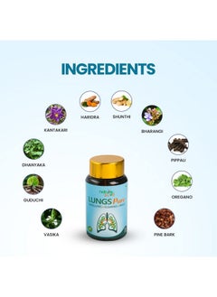 نيتشر شور كبسولات Nature Sure™ Lungs Pure للرجال والنساء - 3 عبوات (3 × 60 كبسولة)  - Image 3