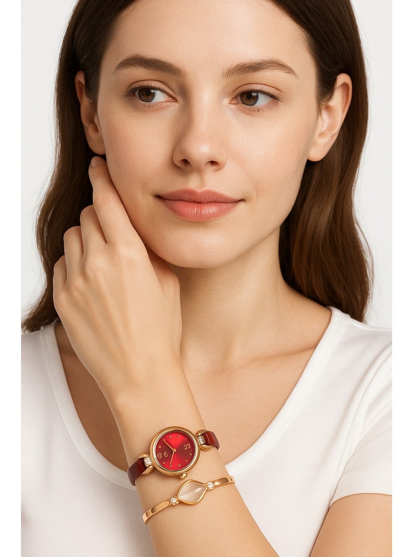 gedi Elegant women's watch with a luxurious bracelet, perfect for daily wear and special occasions.  - Image 3