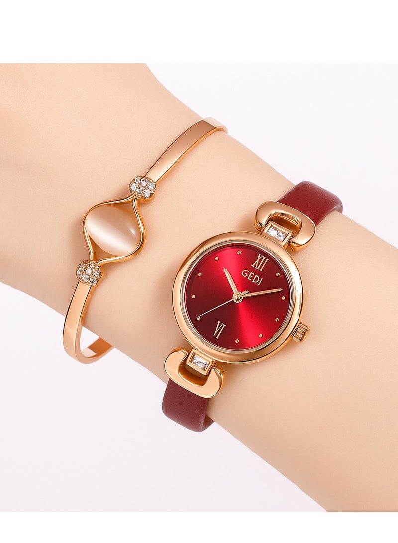 gedi Elegant women's watch with a luxurious bracelet, perfect for daily wear and special occasions.  - Image 4