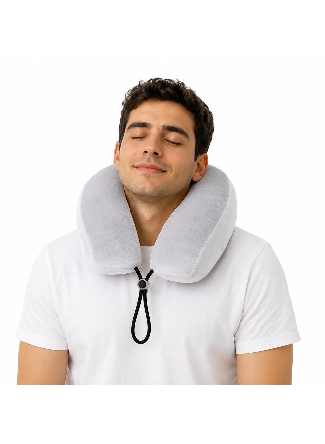 Memory Foam Bed Pillow, Comfortable Neck Pillow with Removable Washable Cover, Premium Quality Materials - Image 1
