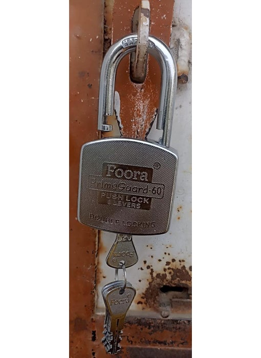 Foora Foora PrimeGuard 60mm Push Lock Double Locking 8 Lever 5 Keys for Main Door Gate Home Office Shop Aparment Shutters and Warehouse Original Picture  - Image 4
