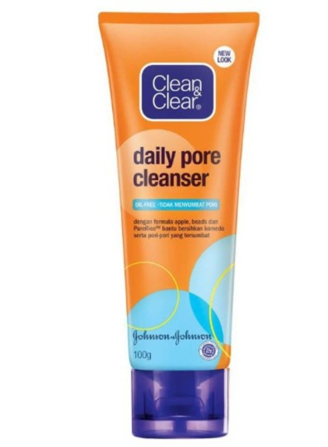 Clean & Clear Clean and Clear Daily Pore Cleanser Face Wash 100gm - Image 1