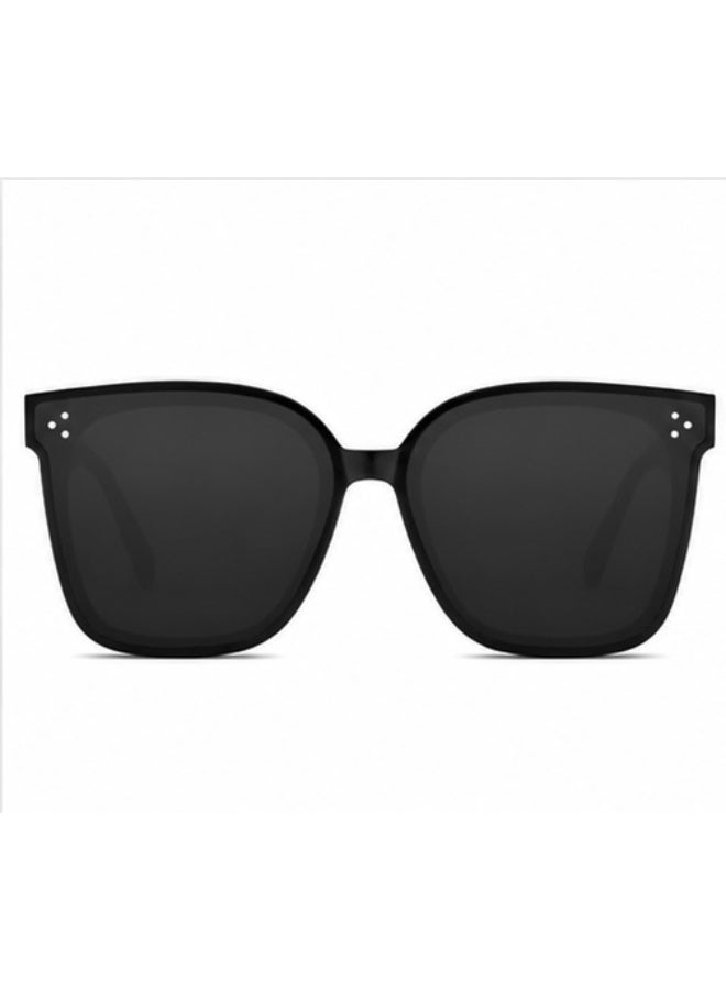 Unisex Polarized Square Sunglasses with UV400 Protection, Lightweight PC Frame, Black - Image 5