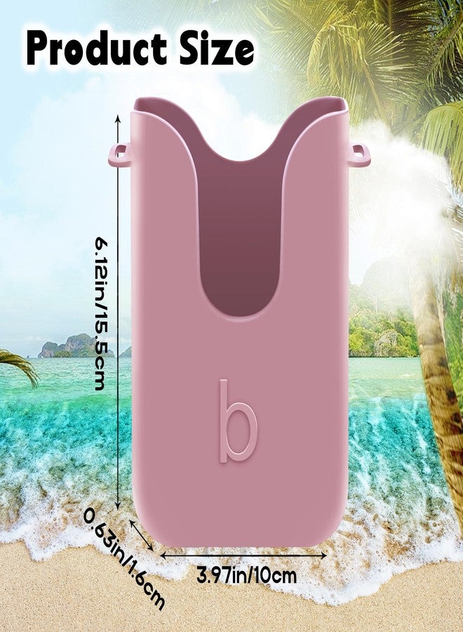 BestStone Silicone Phone Holder for Bogg Bags, Compatible Phone Case Attachment, Beach Tote Bag Accessory - Ideal Holder for Bogg & Similar Beach Bags (Blushing) - Image 2