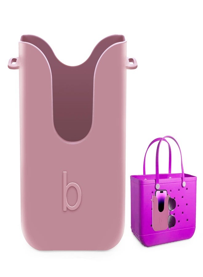 BestStone Silicone Phone Holder for Bogg Bags, Compatible Phone Case Attachment, Beach Tote Bag Accessory - Ideal Holder for Bogg & Similar Beach Bags (Blushing) - Image 1