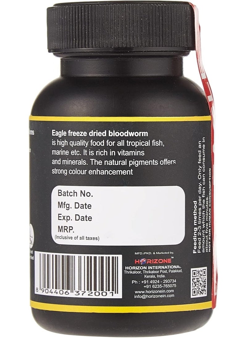 Horizon Eagle Freeze Dried Blood Worms - 100 ml - Image 2