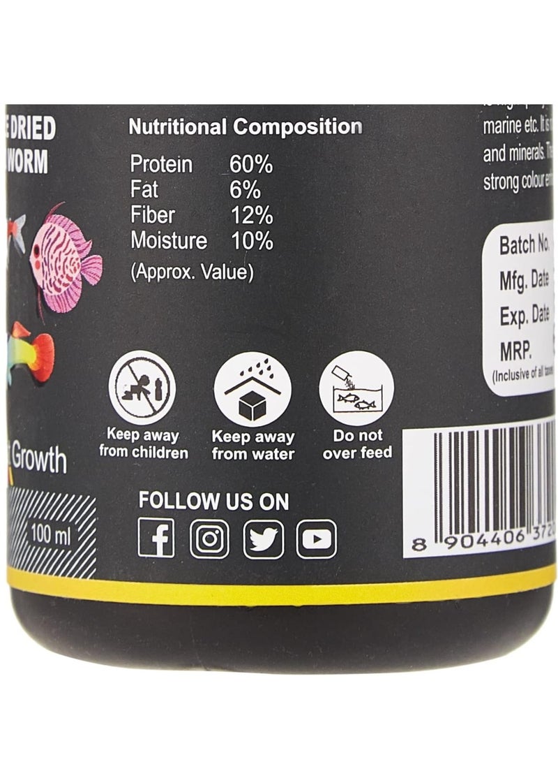 Horizon Eagle Freeze Dried Blood Worms - 100 ml - Image 3