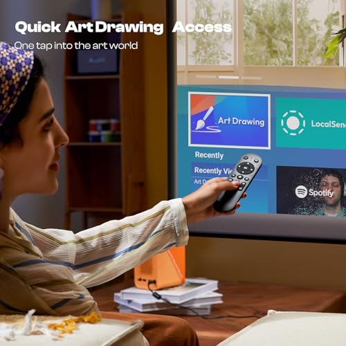 Caydo جهاز عرض الفن Caydo P1 مع تطبيق رسم حصري للفنانين، جهاز عرض محمول مع تركيز تلقائي و LED Keystone للرسم والتتبع، دعم 4K، شاشة 100 بوصة، متوافق مع iOS/Android - Image 4
