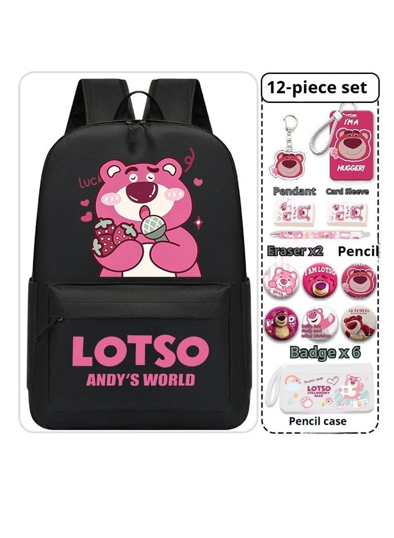 general 13-Piece Cartoon Lotso Backpack Set - Image 1