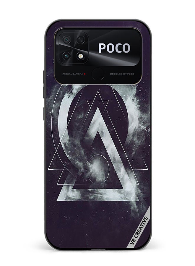 VR CREATIVE Protective Case Cover For Xiaomi Poco C40 Abstract Design Multicolour - Image 1