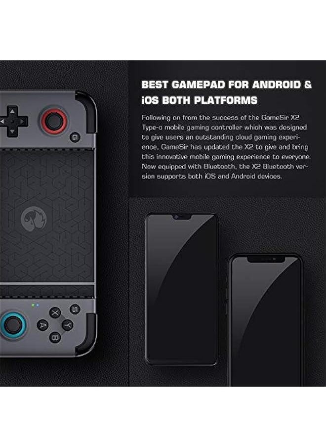 Generic - X2 Bluetooth Mobile Gaming Controller,Phone Controller for Android and iOS,Wireless Mobile Game Controller Grip Support Xbox Game Pass, xCloud, Stadia, Vortex and More - Image 1
