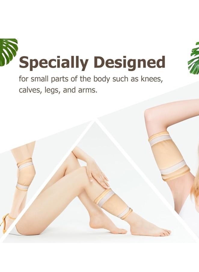 general Women's Castor Oil Pack, 6 Pieces Reusable Organic Cotton Neck, Waist, Chest and Knee Compression Pack Adjustable elastic bands for liver detoxification, insomnia, constipation and inflammation - Image 2