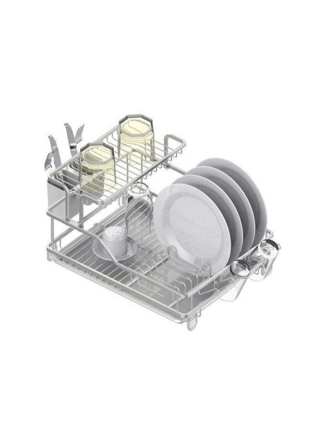 Generic - Rayzware ALUMINIUM 2-TIER DISH RACK 600x350x270MM - Image 1