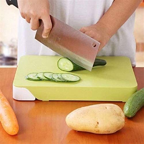 VEDVIT Stainless Steel Kitchen 5Pieces Knife Set with Wooden Chopping Board and Meat Cutting - Image 4