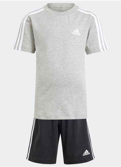 Essentials 3-Stripes Tee And Shorts Set